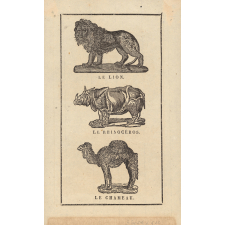 Planches d'animaux.