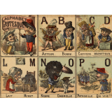 Alphabet grotesque.