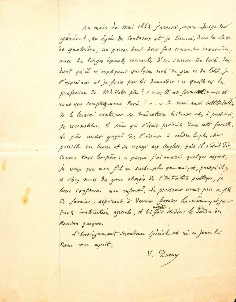 Note personnelle. 