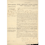 Documentation relative à un instituteur. Lettres administratives. Arrêtés de nomination. Certificats d'installation. 