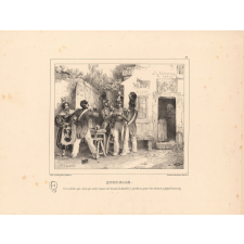 Alphabet moral et philosophique à l'usage des petits et des grands enfans. Q. Querelle. Il en advint que celui qui avait raison fut blessé, la morale y perdit un peu et le cabaret y gagna beaucoup.