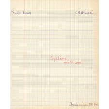 Système métrique