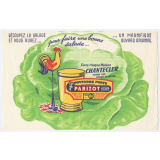 Buvard publicitaire. Moutarde forte Parizot. Chantecler.