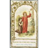 Images religieuses. Enseignez moi à prier avec ferveur. Lehre mich eifrig beten.