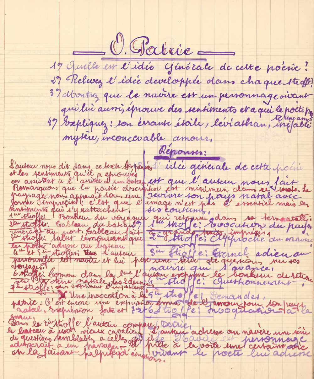 Lecture expliquée