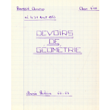 Devoirs de géométrie