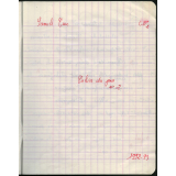 Cahier du jour