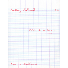 Cahier de maths n°2
