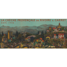 La crèche provençale de Rivoire & Carret. Noël 1937.