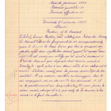 Cahier spécial de devoirs mensuels.