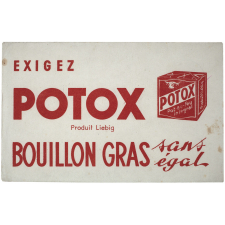 Buvard publicitaire. Potox. Bouillon gras sans égal.