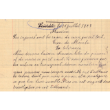 Cahier journalier / Ecole d'Uncey-le-Franc.
