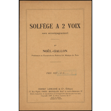 Solfège à 2 voix : sans accompagnement