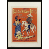 Grand Bazar des Halles et des Postes : jouets, étrennes. Rue du Louvre, Coquillière & du Bouloi. 