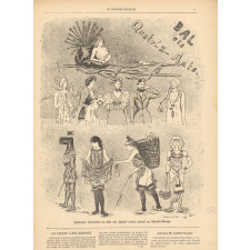 Bal des Quatr'–z–Arts. Quelques Costumes du Bal des Quatr'–z–arts donné au Moulin–Rouge.