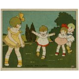 Cartes réclame. La Phosphatine Falières. Jeux d'enfants. 