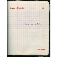 Cahier de contrôles