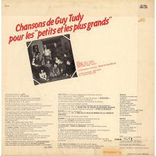 Chansons de Guy Tudy pour les petits et les plus grands. .