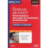 Épreuve de RAEP, reconnaissance des acquis de l'expérience professionnelle