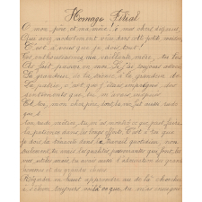 Cahier de récitations