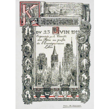 Kermesse du 23 juin 1912. Organisée par le Comité des Fêtes au profit de l'Enseignement Libre.