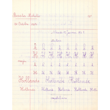 Cahier du jour