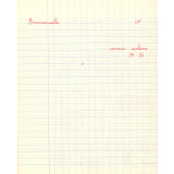 Cahier du jour N°7