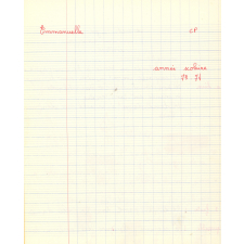 Cahier du jour N°7