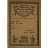 Enseignement communal de la Mure - Récompense du mérite et du travail.
