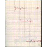 Cahier du jour