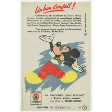 Buvard publicitaire. Timbres Mickey. Mickey. 