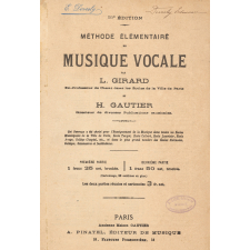 Méthode élémentaire de musique vocale
