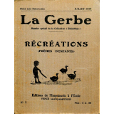 La Gerbe : Numéro spécial de la Collection 