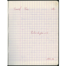 Cahier du jour