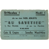 Buvard publicitaire. Au Savetier.