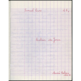 Cahier du jour