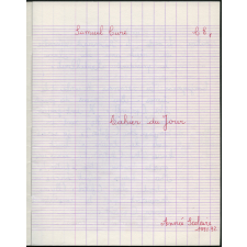 Cahier du jour