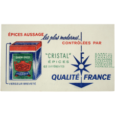 Buvard publicitaire. Épices Aussage.