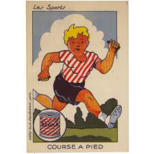 Cartes réclame. Lait concentré sucré Berna. Les sports.