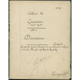 Cahier de Géométrie (Croquis)