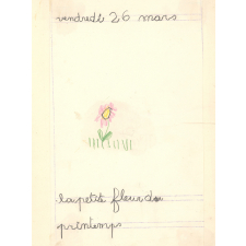 Cahier d'écriture