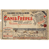Buvards publicitaires. Chicorée extra du Nord. Garantie pure. Canis Frères Fabricants.
