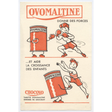 Buvard publicitaire. Ovomaltine.