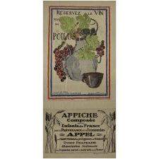 Réservez le vin pour nos Poilus.