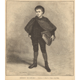 Retour de l'école. Salon de 1884.