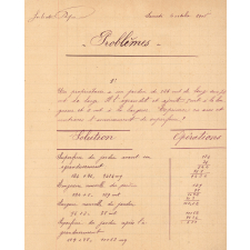 Cahier de mathématiques