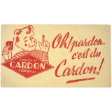 Buvard publicitaire. Chocolat Cardon.