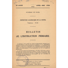Bulletin de l'Instruction primaire.