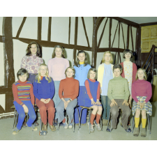 Pensionnat Beauvoisine, Rouen : photographie de classe