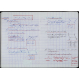 Cahier de cours de mathématiques